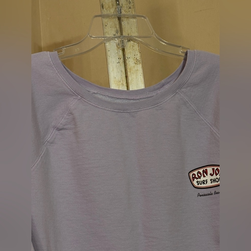 Ron Jon Surf Shop Lavender Sweatshirt Sz XL - Picture 3 of 7